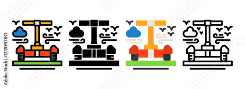 Set of Segway Icon