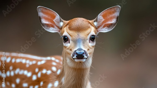 A close-up photo of a deer's head photo