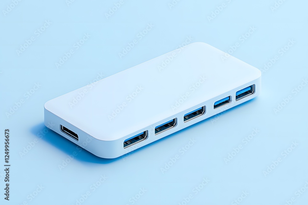Minimalist Tech Device Gadget Isolated Minimalist Tech Device Gadget Isolated