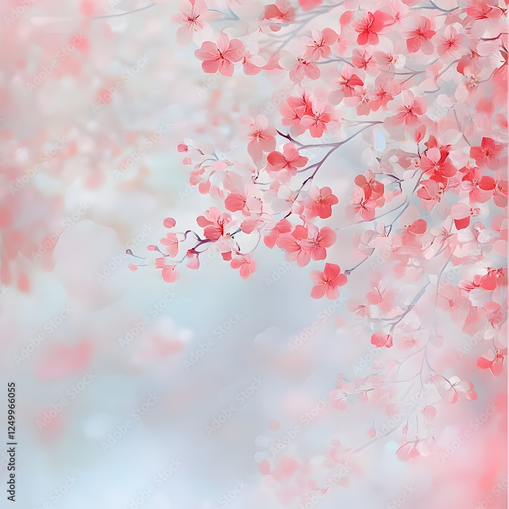 Fototapeta premium Japanese scenery, Japanese background, generation AI