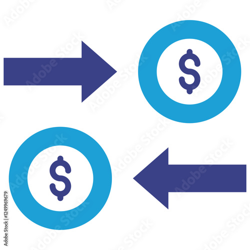 Money Transfer Icon photo