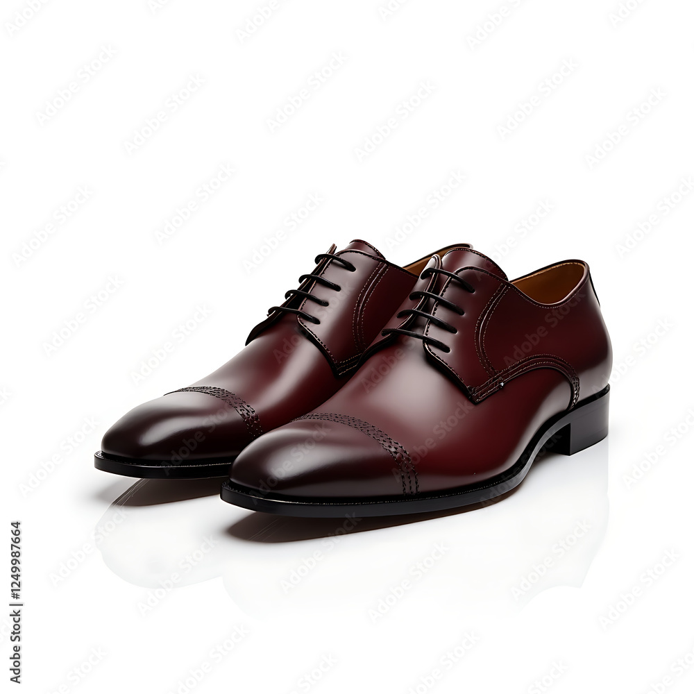 Elegant Burgundy and Black Oxford Shoes - Premium Leather Formal Footwear for Men - Perfect for Business or Special Occasions Elegant Burgundy and Black Oxford Shoes - Premium Leather Formal Footwear for Men - Perfect for Business or Special Occasions