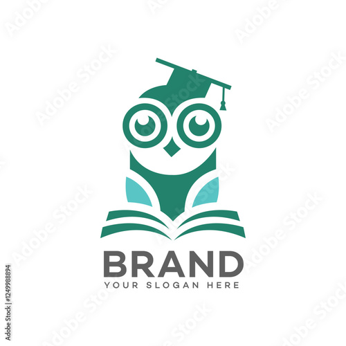 Wise Owl Education Logo Graduation, Books, Learning, Knowledge, Brand photo