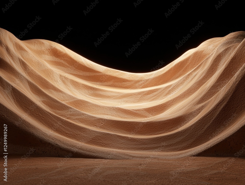 Obraz premium Abstract sand dune wave background.