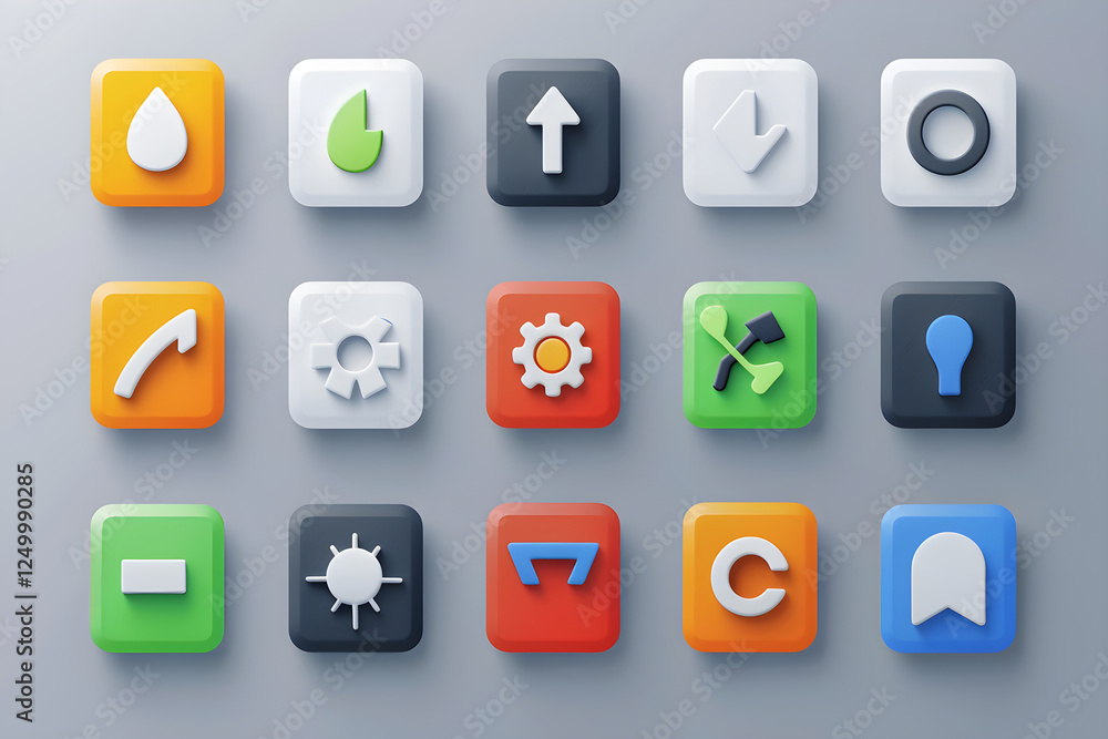 Minimalist Quick Start Icons for Effortless Initial Setup and Navigation Minimalist Quick Start Icons for Effortless Initial Setup and Navigation