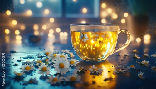 Chamomile Tea Night: Warmth, Relaxation, and Tranquility