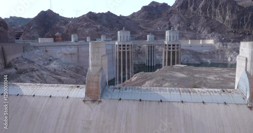Hoover Dam Overflow Spillway GImbal Shot