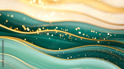 Emerald green background