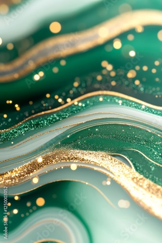 Emerald green background