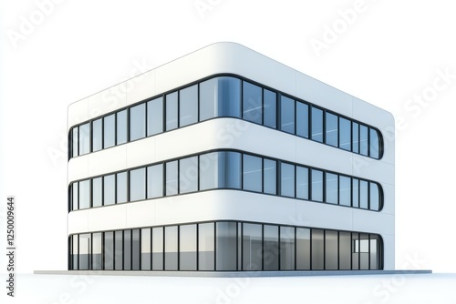 Wallpaper Mural Tall white building with many windows Torontodigital.ca