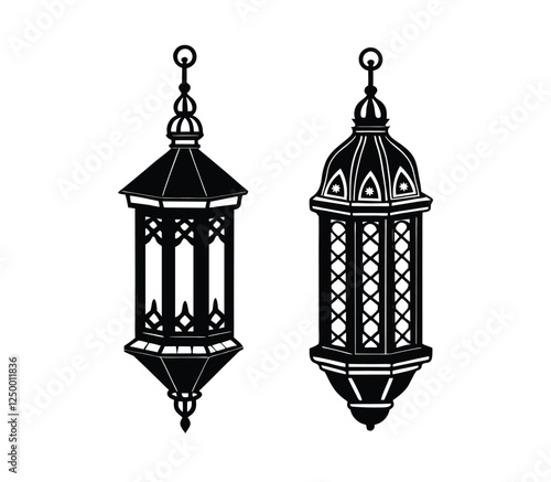 vector illustration of a lantern

