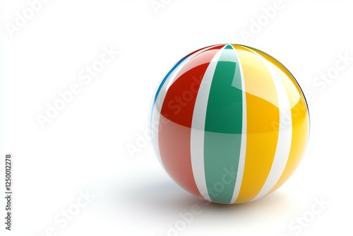 Free Download Colorful ball with stripes on it - GFXLoad
