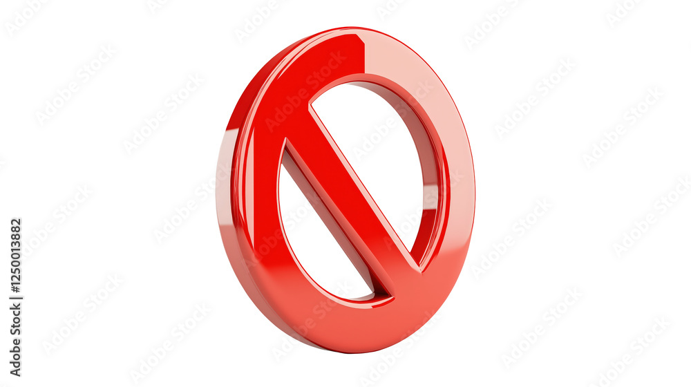 Prohibition Sign Red Circle with Cross Graphic Design on transparent background Prohibition Sign Red Circle with Cross Graphic Design on transparent background