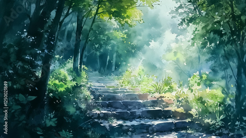 自然の景色,風景,美しい風景,絵画,ファンタジックな風景,