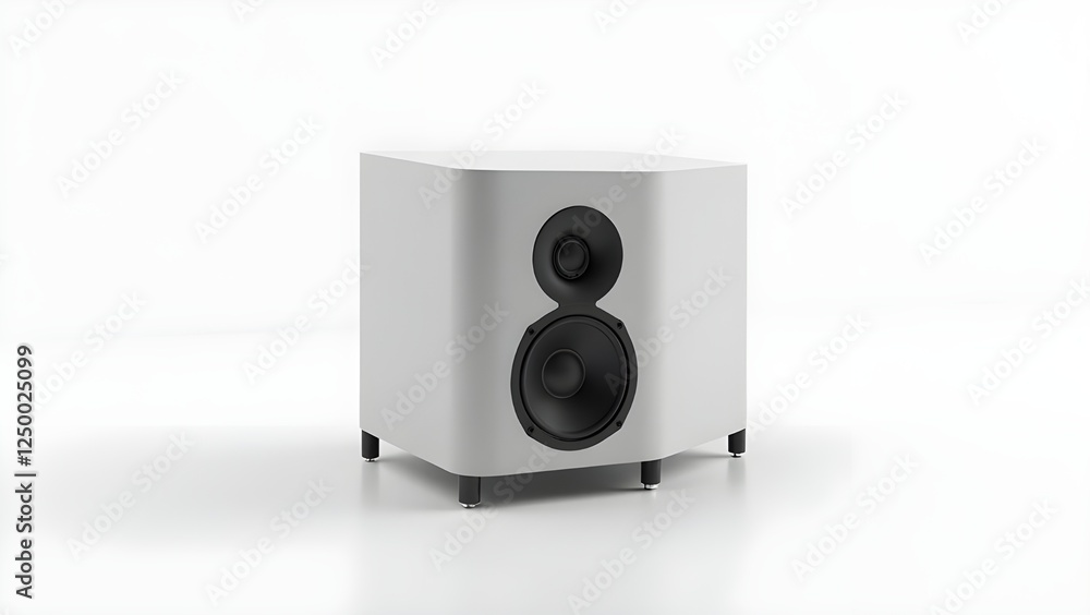 Obraz premium speaker isolated on pure white background