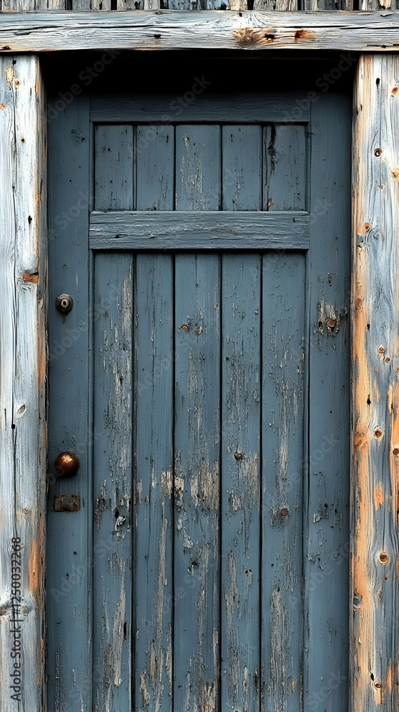 Weathered Gray Wooden Door Weathered Gray Wooden Door