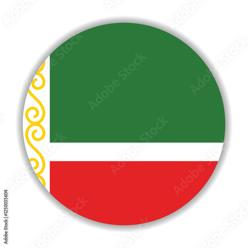 Chechnya flag. Chechnya circle flag logo icon computer vector illustration design Free Download Chechnya flag. Chechnya circle flag logo icon computer vector illustration design - GFXLoad