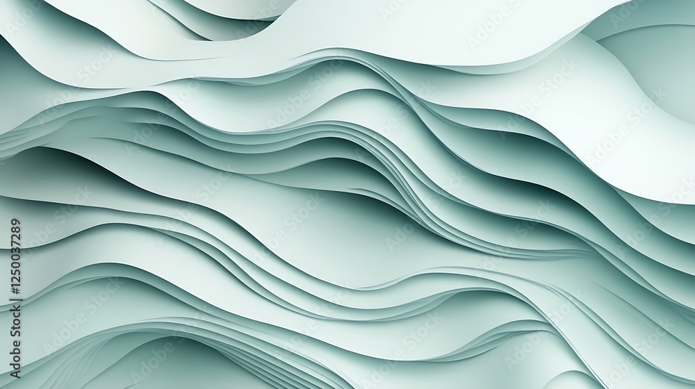 Obraz premium Abstract wavy paper background