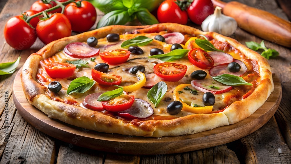 spicy pizza. appetizing pizza. spicy pizza. appetizing pizza.