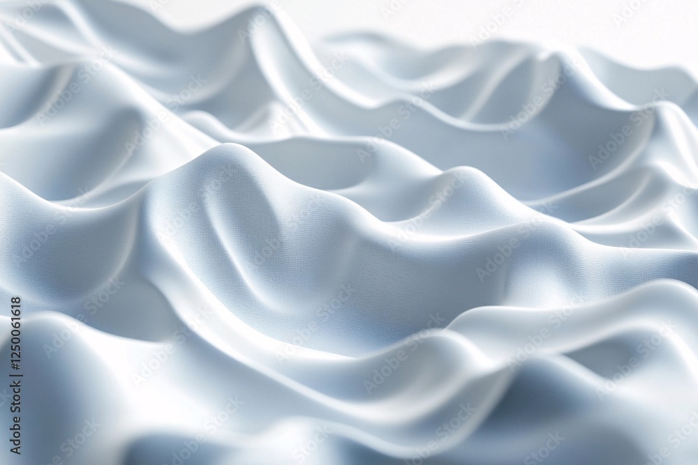 Abstract Draped Fabric Soft Light Blue Hues Abstract Draped Fabric Soft Light Blue Hues