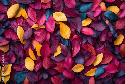 Vibrant autumn leaves background.