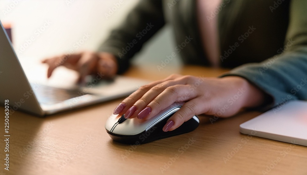 Fototapeta premium The smooth glide makes every task efficient. 