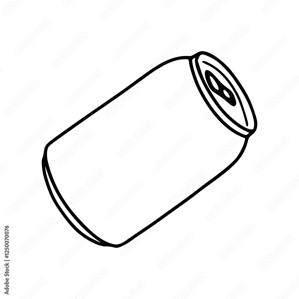 vector illustration of a soda tin drinks vector illustration of a soda tin drinks