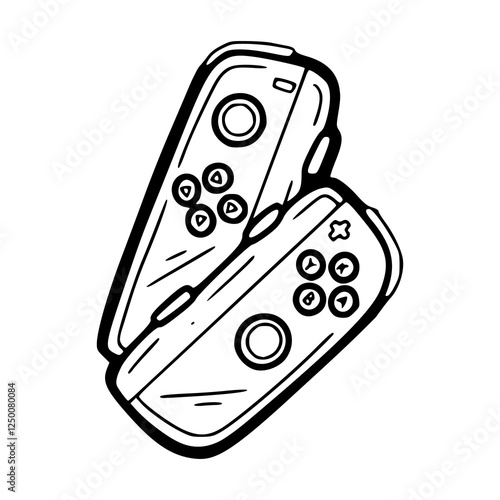 vector illustration of a game console icon