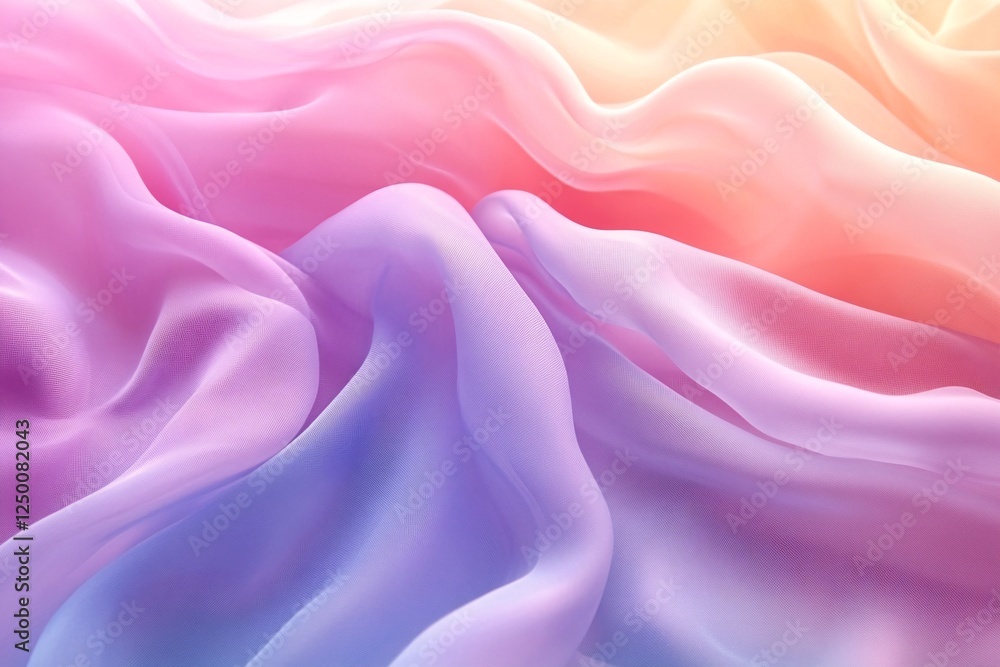 Pastel Draped Fabric Soft Gradient Colors Texture Pastel Draped Fabric Soft Gradient Colors Texture
