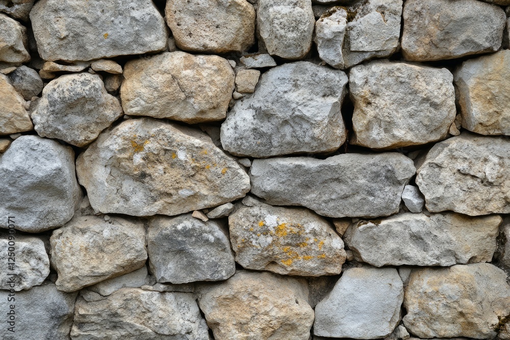 Dark stone wall texture with natural patterns. AI image Dark stone wall texture with natural patterns. AI image