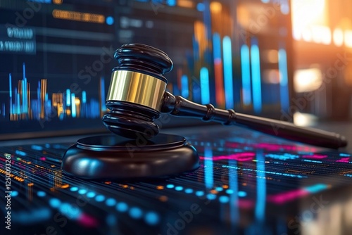 Gavel Falls on Digital Market:  Analyzing Financial Law in the Digital Age with Data Visualization.