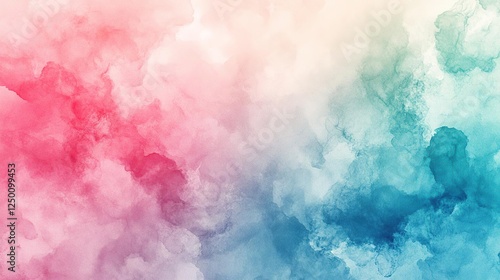 an image of a colorful cloud background with a blue and pink hue