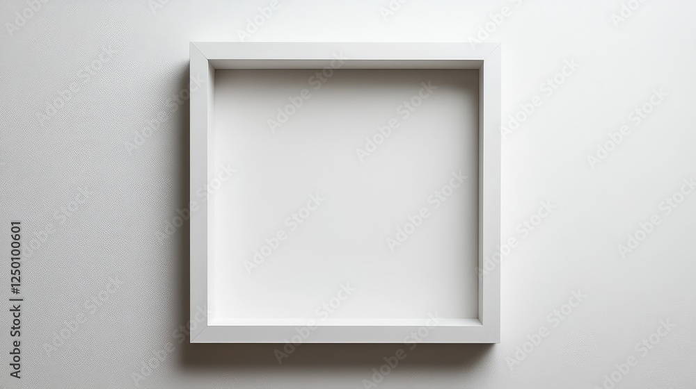 Simple square frame with a clean white background, perfect for design layouts with ample copy space. Simple square frame with a clean white background, perfect for design layouts with ample copy space.