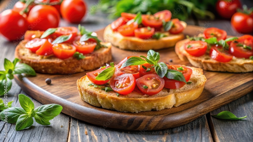 Crispy Italian bread friselle topped with juicy tomatoes and fragrant oregano leaves , oregano, fresh, oregano Crispy Italian bread friselle topped with juicy tomatoes and fragrant oregano leaves , oregano, fresh, oregano