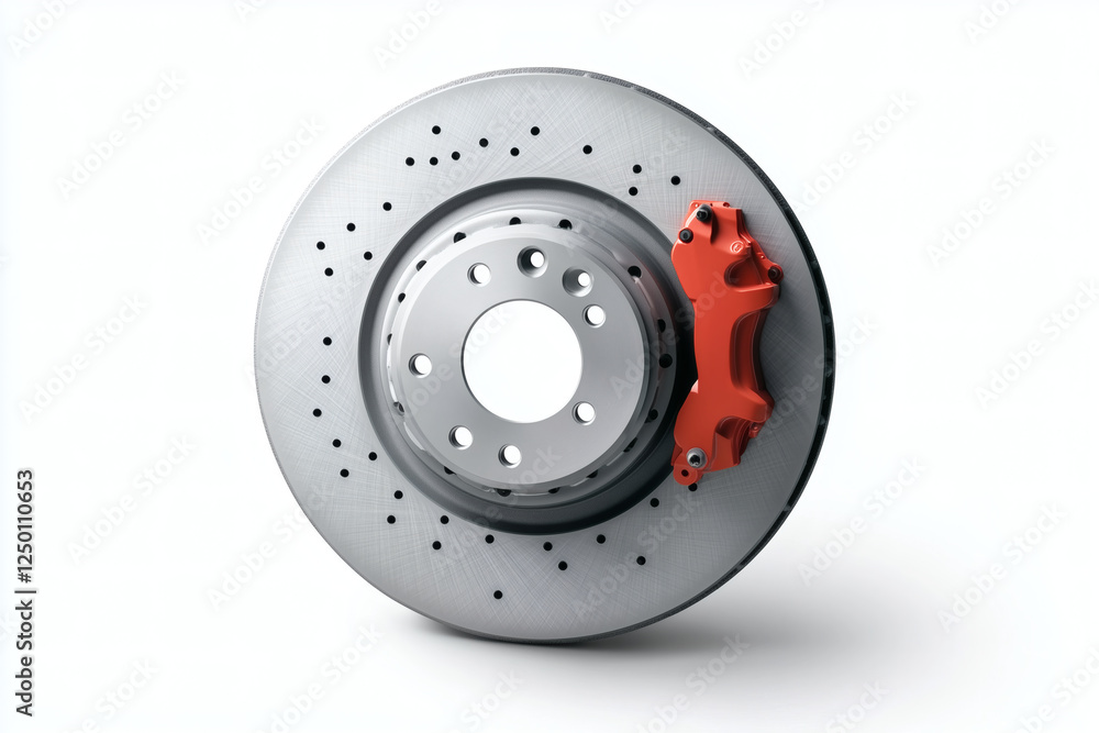 Automotive brake rotor and caliper system Automotive brake rotor and caliper system