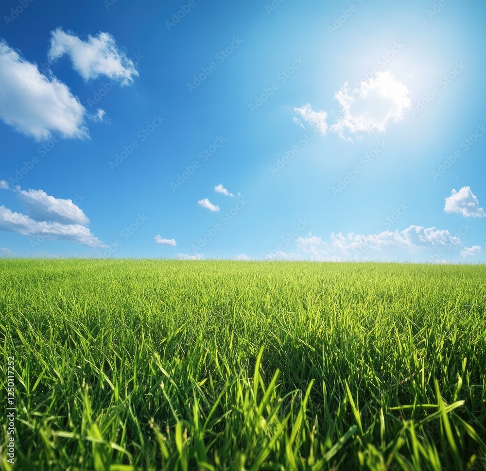 Lush green grass field under a clear blue sky, showcasing vibrant natural scenery. Ideal for website banners, social media backgrounds, eco-friendly branding, and outdoor-themed advertisements. Lush green grass field under a clear blue sky, showcasing vibrant natural scenery. Ideal for website banners, social media backgrounds, eco-friendly branding, and outdoor-themed advertisements.