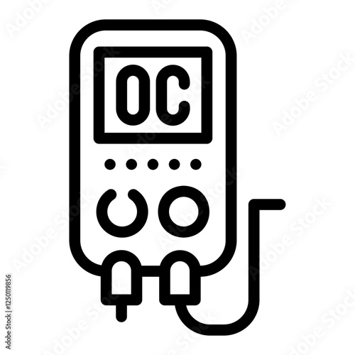 multimeter Line Icon