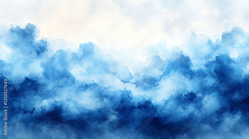 Abstract Blue Watercolor Sky Background Texture Design Painting Illustration art wash image brush Abstract Blue Watercolor Sky Background Texture Design Painting Illustration art wash image brush