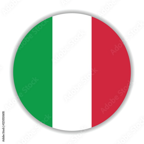 Italy flag. Italy circle flag logo icon computer vector illustration design Free Download Italy flag. Italy circle flag logo icon computer vector illustration design - GFXLoad