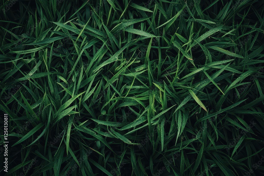 Lush green grass texture, close-up view. Lush green grass texture, close-up view.