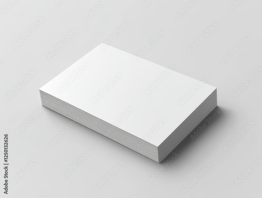 Stack of Blank Business Cards, Mockup, Clean Design. Stack of Blank Business Cards, Mockup, Clean Design.