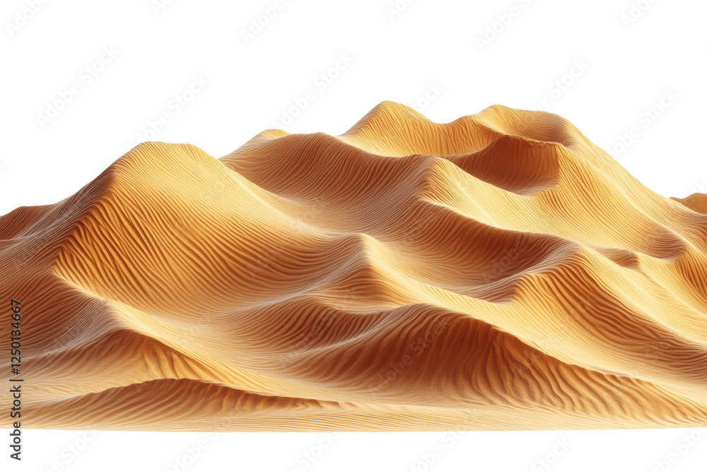 Golden dunes of sand stretch across the horizon, creating a mesmerizing landscape of undulating waves, perfect for nature-themed projects. Golden dunes of sand stretch across the horizon, creating a mesmerizing landscape of undulating waves, perfect for nature-themed projects.