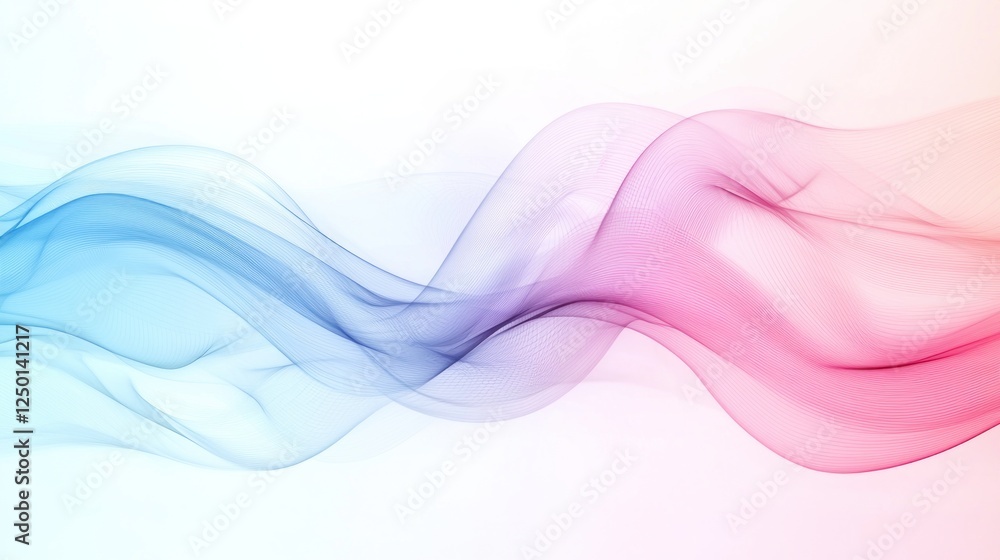 Abstract Colorful Waves: A Symphony of Blue and Pink Hues Abstract Colorful Waves: A Symphony of Blue and Pink Hues