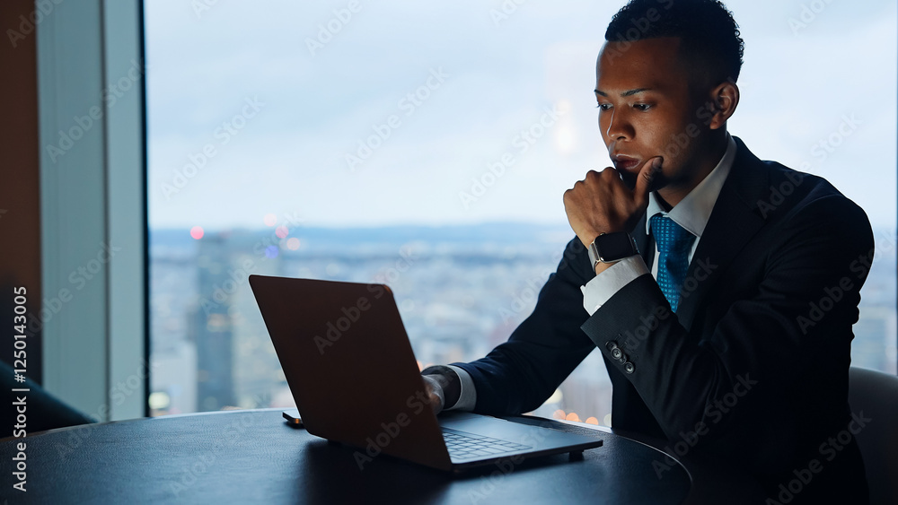 businessman, laptop, man, business, think, worry, pc, manager, internet, online, web, digital transformation, digital, cloud, ai, black man, foreigner, business person, suit, lobby, office, lounge, ho businessman, laptop, man, business, think, worry, pc, manager, internet, online, web, digital transformation, digital, cloud, ai, black man, foreigner, business person, suit, lobby, office, lounge, ho