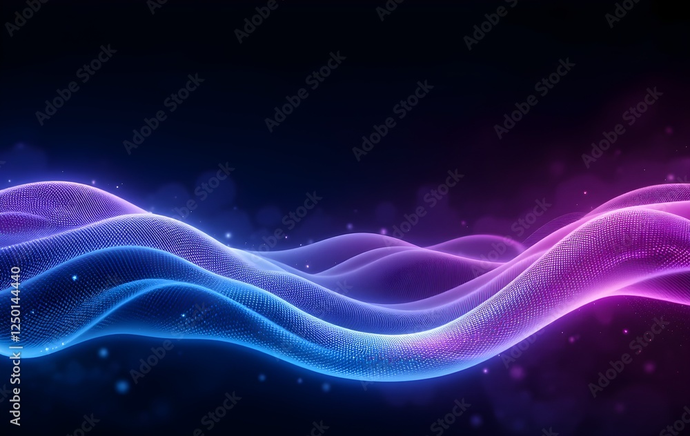 Futuristic Abstract Neon Light Waves – Vibrant Blue and Pink Glowing Lines on a Dark Background with Smooth Digital Flow Futuristic Abstract Neon Light Waves – Vibrant Blue and Pink Glowing Lines on a Dark Background with Smooth Digital Flow