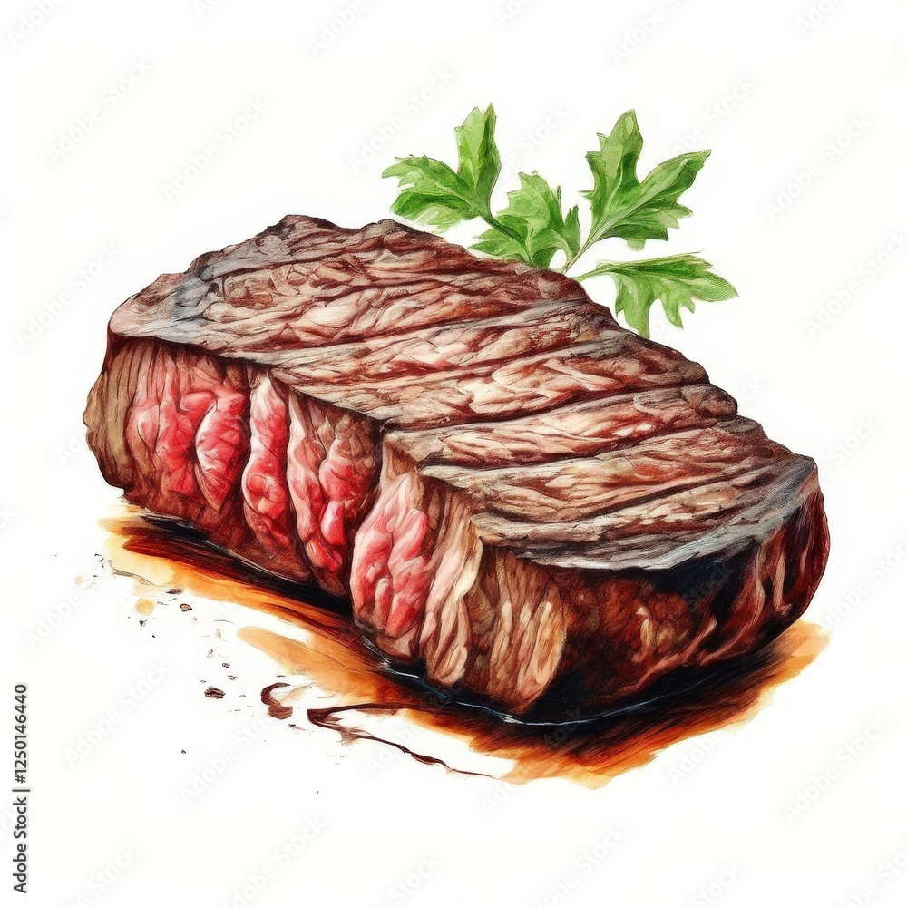 the AI Image Generator, Deliciously Grilled Steak With Fresh Herbs the AI Image Generator, Deliciously Grilled Steak With Fresh Herbs