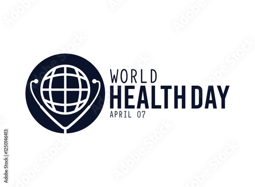 Vector illustration of world health day design background.
