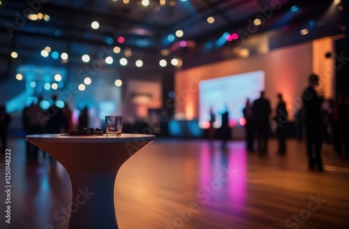 Wallpaper Mural Event party, cocktails, inside a large hall, blurred background of people Torontodigital.ca