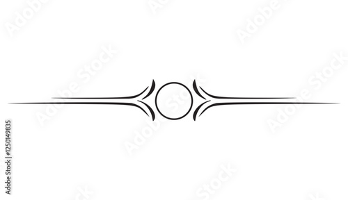 Elegant black-and-white design element