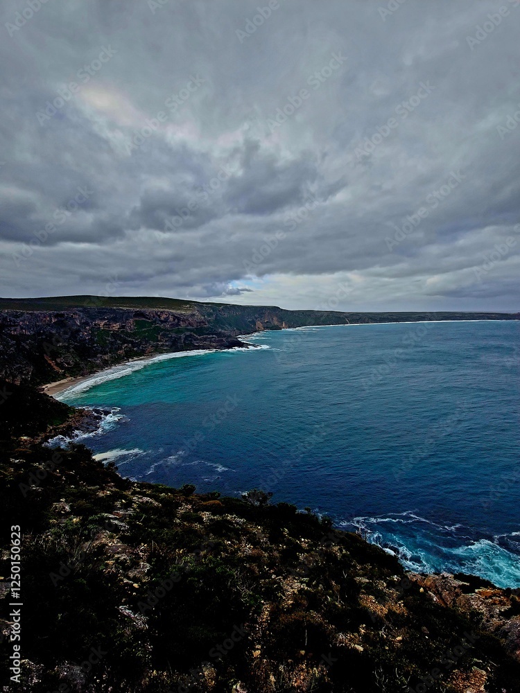 Obraz premium storm clouds over the sea